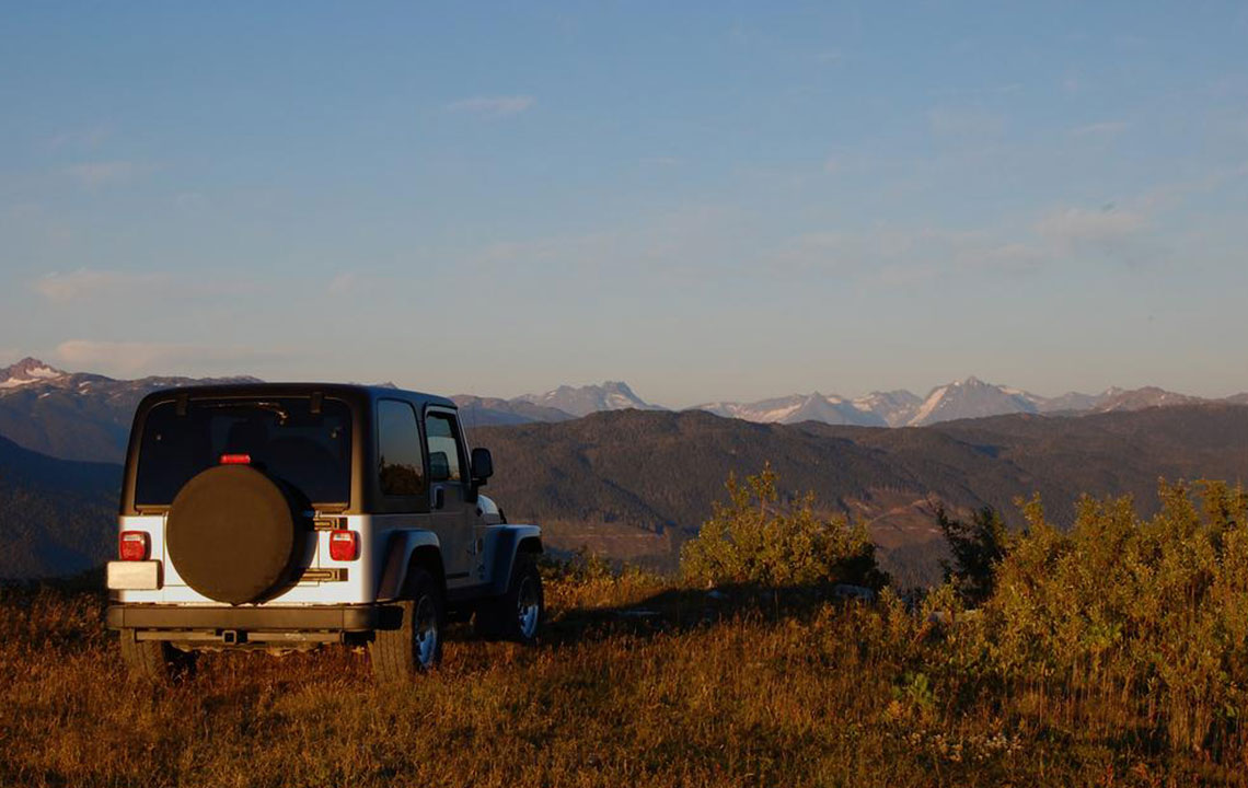 Jeep on top